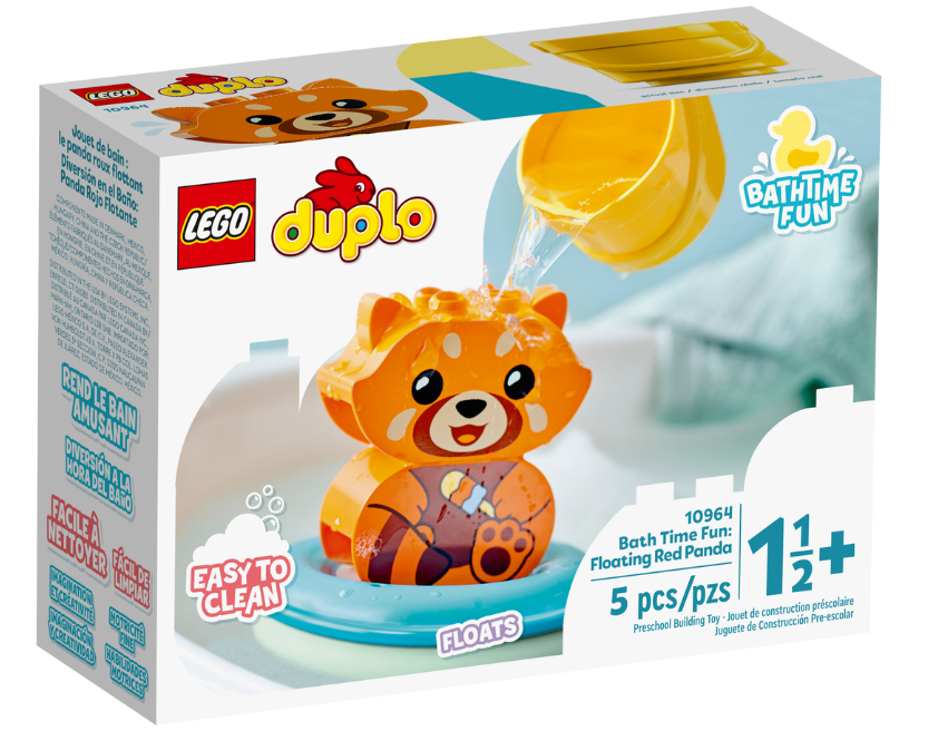 LEGO Bath Time Fun: Floating Red Panda