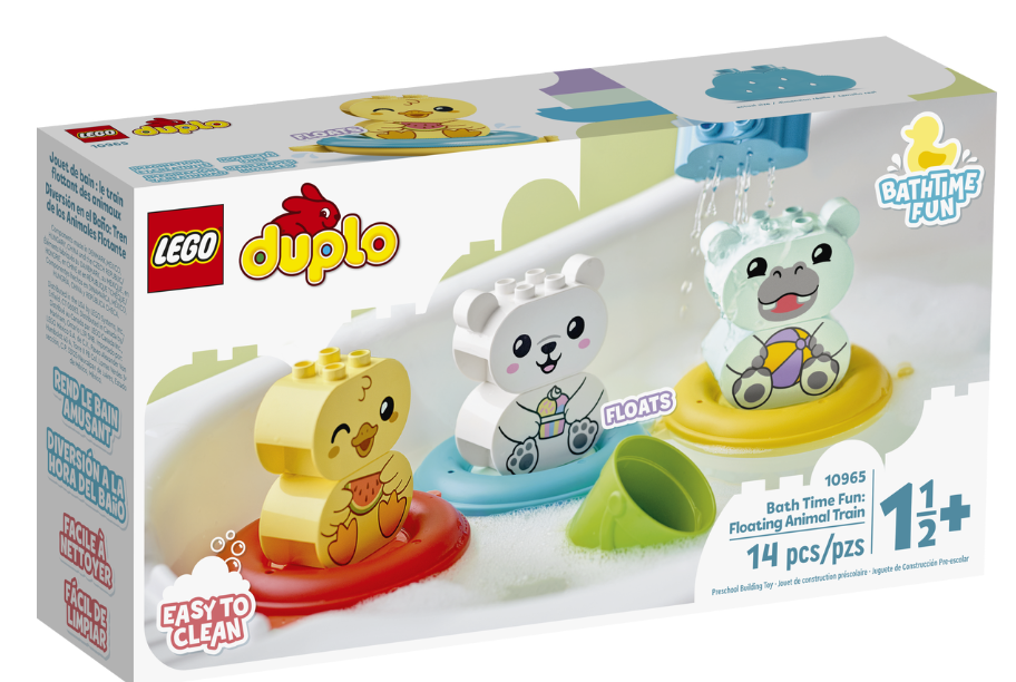 Bath Time Fun: Floating Animal Train