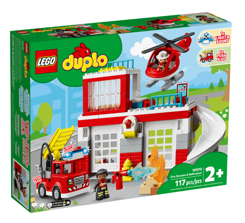 LEGO Fire Station & Helicopter