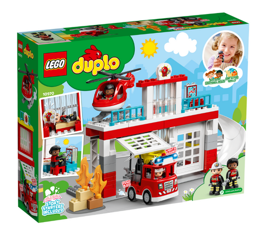 LEGO Fire Station & Helicopter