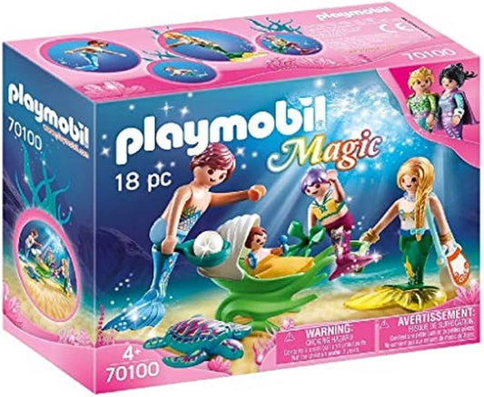 Playmobil Family with Shell Stroller