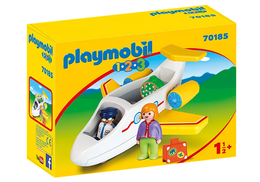 Playmobil Airplane with Passenger
