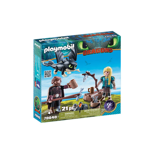 Playmobil Hiccup and Astrid Playset