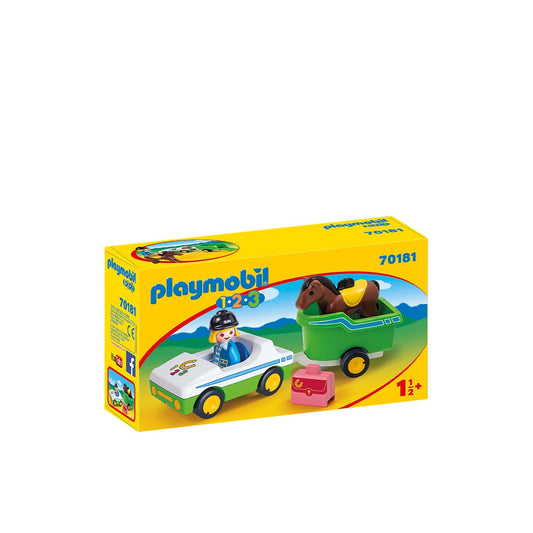 Playmobil Car with Horse Trailer