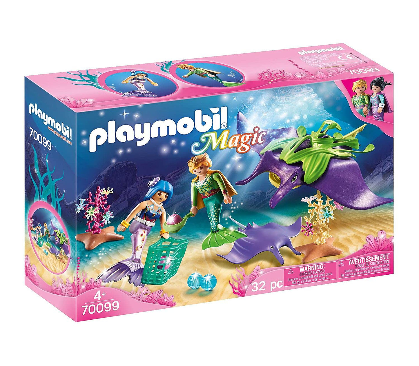 Playmobil Pearl Collectors with Manta Ray