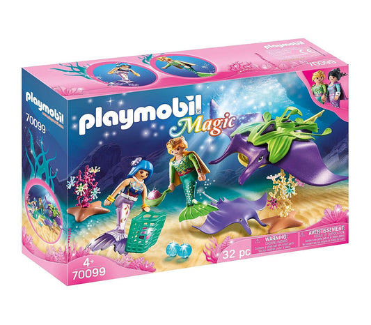 Playmobil Pearl Collectors with Manta Ray
