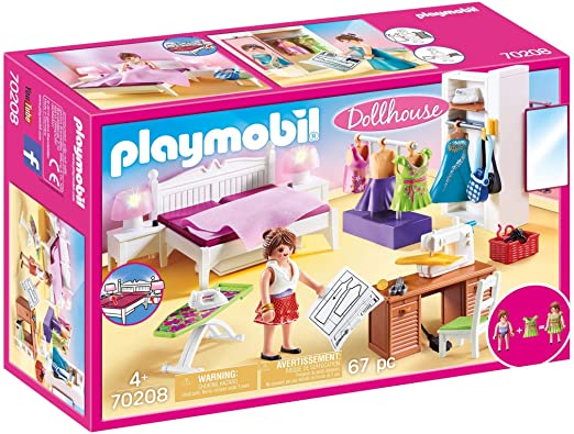 Playmobil Bedroom with Sewing Corner