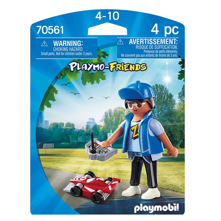 Playmobil Boy with RC Car