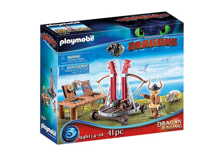 Playmobil Dragon Racing:Gobber the Belch with Shee