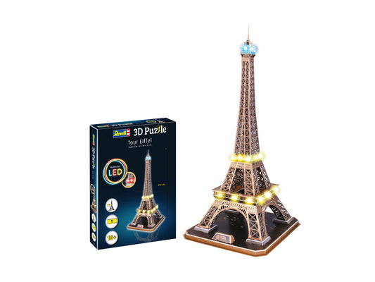 Revell 3D Puzzle Tour Eiffel, Multicolor LED