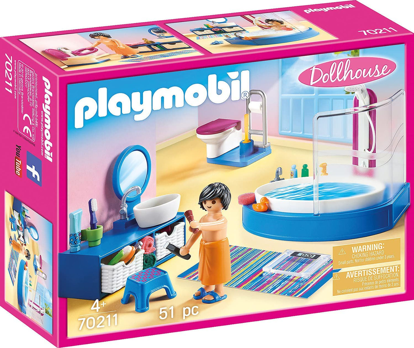 Playmobil Bathroom with Tub