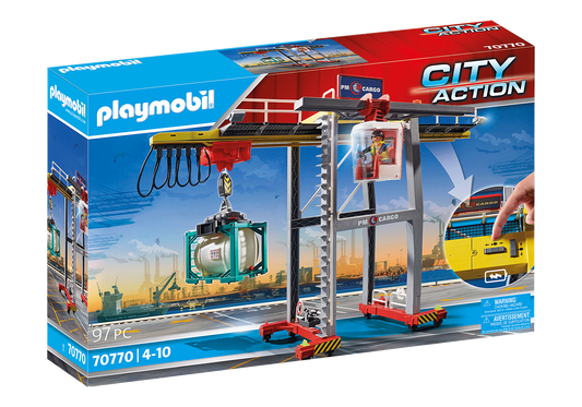 Playmobil Cargo Crane with Container