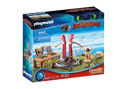 Playmobil Dragon Racing:Gobber the Belch with Shee