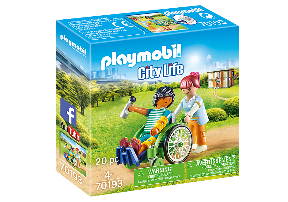 Playmobil Patient in Wheelchair